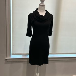 Black sweater dress